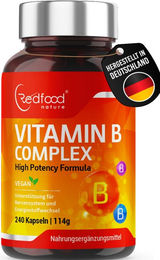 Redfood Vitamin B-Komplex Kapseln 240 Stück – Bild 1 von 2