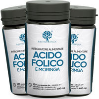 Produktbild von RedMoringa Folsäure Bio Tabletten vegan glutenfrei für Schwangere und Stillende