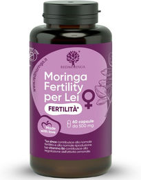RedMoringa Kinderwunsch Frau Kapseln mit Bio Moringa, Resveratrol und Folsäure, vegan und glutenfrei, 60 Kapseln – Bild 1 von 3
