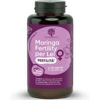 Produktbild von RedMoringa Kinderwunsch Frau Kapseln mit Bio Moringa, Resveratrol und Folsäure, vegan und glutenfrei, 60 Kapseln
