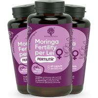 Produktbild von RedMoringa Kinderwunsch Frau Kapseln mit Resveratrol, Folsäure, Vitaminen und Bio Moringa, vegan, glutenfrei, 180 Kapseln