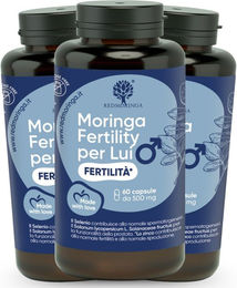 RedMoringa Kinderwunsch Mann Kapseln mit L-Carnitin, Lycopin, Selen, Zink und Bio Moringa, vegan, glutenfrei, 180 Kapseln – Bild 1 von 4