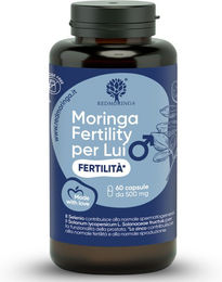 RedMoringa Kinderwunsch Mann Kapseln mit L-Carnitin, Lycopin, Selen, Zink und Bio Moringa, vegan, glutenfrei, 60 Kapseln – Bild 1 von 4