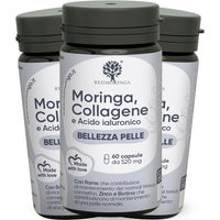 Produktbild von RedMoringa Kollagen Hyaluron mit Vitamin C und Bio Moringa Kapseln 180 Stück bio glutenfrei laktosefrei