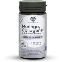 Produktbild von RedMoringa Kollagen Hyaluron mit Vitamin C und Bio Moringa Kapseln 60 Stück bio glutenfrei laktosefrei