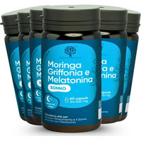 Produktbild von RedMoringa Melatonin mit Escolzia, Griffonia und Bio Moringa Kapseln 360 Stück