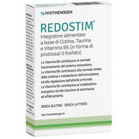 Produktbild von REDOSTIM von PARTHENOGEN EUROPE mit Vitamin B6, 40 Tabletten, glutenfrei und laktosefrei