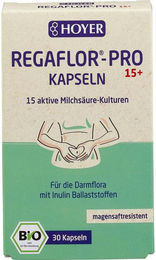 REGAFLOR®-PRO 15+ Kapseln von Hoyer GmbH vegan laktosefrei glutenfrei bio ohne Gelatine für Erwachsene – Bild 1 von 1