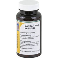 Produktbild von Reinhildis-Apotheke Mangan Gluconat 5 mg Kapseln 90 Stück