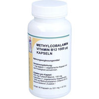 Produktbild von Reinhildis-Apotheke Methylcobalamin Vitamin B12 1000 µg Kapseln 90 Stück