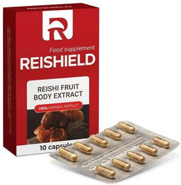 Reishield Reishi Extrakt Kapseln mit Ganoderma lucidum 10 Stück – Bild 1 von 8