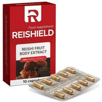 Produktbild von Reishield Reishi Extrakt Kapseln mit Ganoderma lucidum 10 Stück