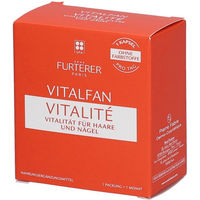 Produktbild von René Furterer VITALFAN Vitalité Kapseln mit Zink, Biotin und Selen, glutenfrei und laktosefrei, 30 Kapseln
