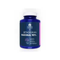 Produktbild von Renovality Beta-Glucan 90% mit Vitamin C aus natürlichem Ursprung, 90 Kapseln, vegan