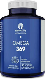 Renovality OMEGA 369 Nahrungsergänzungsmittel Kapseln 90 Stück zuckerfrei laktosefrei und glutenfrei für Schwangere und Stillende – Bild 1 von 1