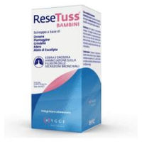 Produktbild von Resetuss Sirup von Hygge Healthcare mit Kräuter-Komplex aus pflanzlichem Ursprung 150 ml