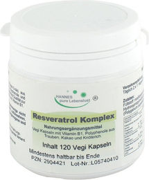 Resveratrol Komplex G & M Naturwaren vegetarische Kapseln 120 Stück – Bild 1 von 1