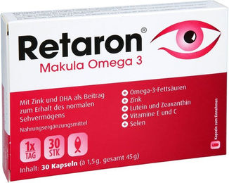 Retaron Makula Omega-3 Kapseln für Erwachsene 30 Stück – Bild 1 von 2