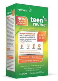 Revive Active Teen Nahrungsergänzungsmittel mit Vitaminen und Mineralstoffen für Heranwachsende ohne Zusatzstoffe 20 Sticks – Bild 1 von 2