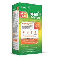 Produktbild von Revive Active Teen Nahrungsergänzungsmittel mit Vitaminen und Mineralstoffen für Heranwachsende ohne Zusatzstoffe 20 Sticks