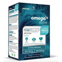 Produktbild von Revive Omega-3 Active Kapseln mit 756 mg EPA und 504 mg DHA pflanzlicher Ursprung ohne Zusatzstoffe