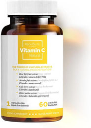 Revous Vitamin C Kapseln mit natürlichem Kräuter-Komplex aus Acerola und Hagebutte vegan und ohne Zusatzstoffe – Bild 1 von 1