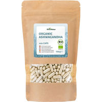 Produktbild von RheinNatur Bio Ashwagandha Kapseln vegan ohne Zusatzstoffe