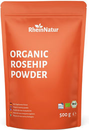 RheinNatur Bio Hagebutten Pulver ohne Zusatzstoffe 500 g – Bild 1 von 2