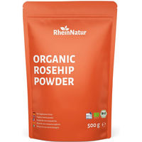 Produktbild von RheinNatur Bio Hagebutten Pulver ohne Zusatzstoffe 500 g