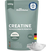 Produktbild von RheinNatur Creatine Monohydrat Pulver ohne Zusatzstoffe 450 g
