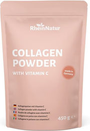 RheinNatur Kollagen Hydrolysat Pulver mit Vitamin C aus Rind Typ I und Typ III 450 g – Bild 1 von 1