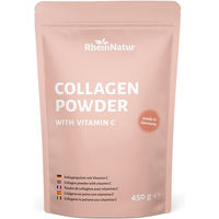 Produktbild von RheinNatur Kollagen Hydrolysat Pulver mit Vitamin C aus Rind Typ I und Typ III 450 g