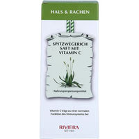 Produktbild von Riviera Spitzwegerichsaft mit Vitamin C 250 ml