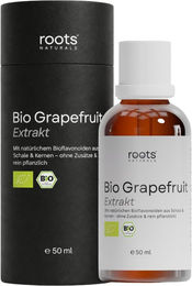roots Naturals Grapefruitkernextrakt Bio Tropfen vegan ohne Zusatzstoffe 1000 ml – Bild 1 von 4