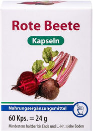 Rote Beete Kapseln von Pharma Peter GmbH 60 Stück – Bild 1 von 1