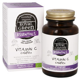 Royal Green Vitamin C-Komplex aus Acerola und Hagebutte vegetarische Kapseln 60 Stück – Bild 1 von 1