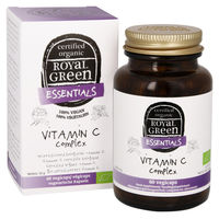 Produktbild von Royal Green Vitamin C-Komplex aus Acerola und Hagebutte vegetarische Kapseln 60 Stück