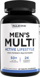 Rule 1 Men's Train Daily Multivitamin Tabletten für Männer und Sportler mit 50 Inhaltsstoffen – Bild 1 von 2