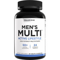 Produktbild von Rule 1 Men's Train Daily Multivitamin Tabletten für Männer und Sportler mit 50 Inhaltsstoffen