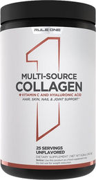 Rule 1 Multi-Source Collagen Pulver mit Vitamin C und Hyaluronsäure unflavored – Bild 1 von 2