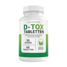 Saint Nutrition D-TOX Entgiftungskur mit Cholin Tabletten vegan ohne Zusatzstoffe 60 Stück – Bild 1 von 2