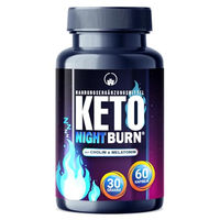 Produktbild von Saint Nutrition KETO NIGHT BURN mit Melatonin und Cholin Kapseln 60 Stück