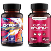 Produktbild von Saint Nutrition Kollagen Hyaluron und Cholin Bitartrat Kapseln