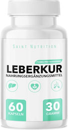 Saint Nutrition Leber Kur Kapseln mit Cholin für Erwachsene 60 Stück – Bild 1 von 1