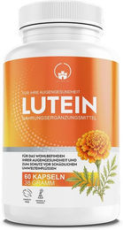 Saint Nutrition Lutein Kapseln 50 mg mit Tagetes Extrakt hochdosiert 60 Kapseln – Bild 1 von 1