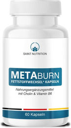 Saint Nutrition Meta Burn Kapseln mit Cholin pflanzlicher Ursprung für Frauen und Männer 60 Kapseln – Bild 1 von 1