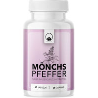 Produktbild von Saint Nutrition Mönchspfeffer Kapseln ohne Zusatzstoffe 60 Stück