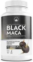 Saint Nutrition Schwarzer Maca Extrakt Kapseln Bio Hochdosiert – Bild 1 von 3