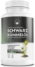 Saint Nutrition Schwarzkümmelöl Kapseln 1500 mg 60 Stück – Bild 1 von 3