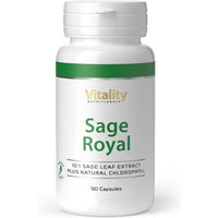 Produktbild von Salbei Royal Vitality Nutritionals 1000 mg Kapseln vegan und vegetarisch ohne Zusatzstoffe